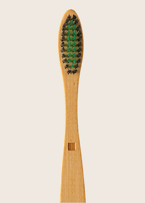 Bamboo Toothbrush with Neem-Charcoal Ultra Soft Bristles